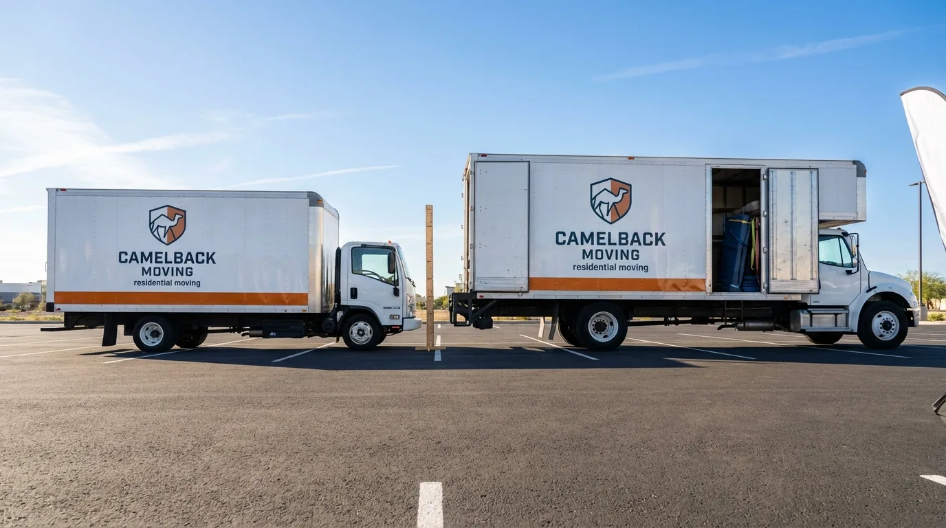 Moving truck size capacity guide in Watford City